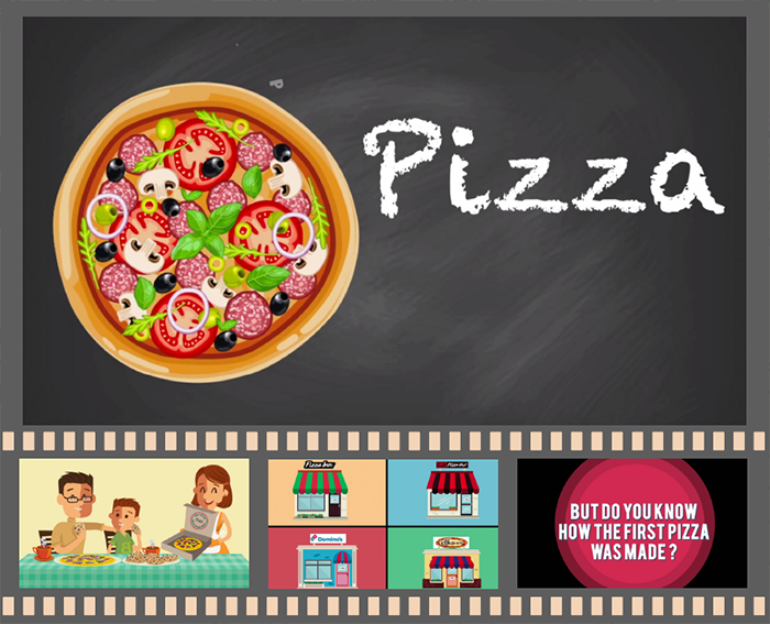 Đồ án Motion Graphic Pizza SV Hoàng Việt & Quỳnh Ngân