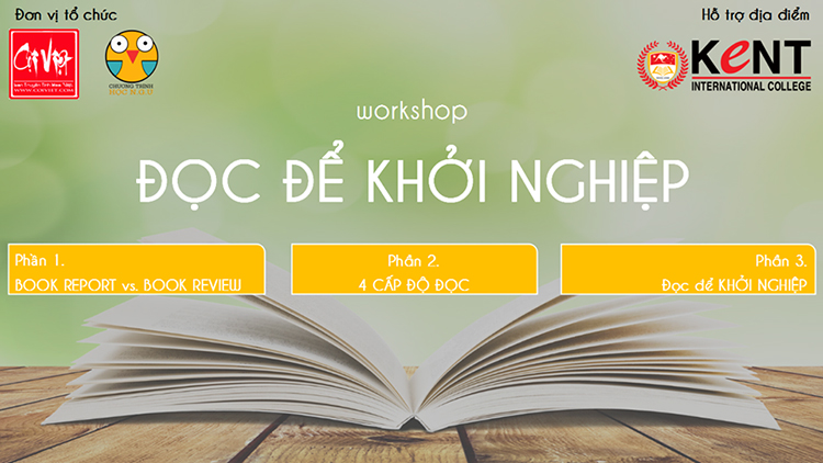 Workshop : ĐỌC ĐỂ KHỞI NGHIỆP