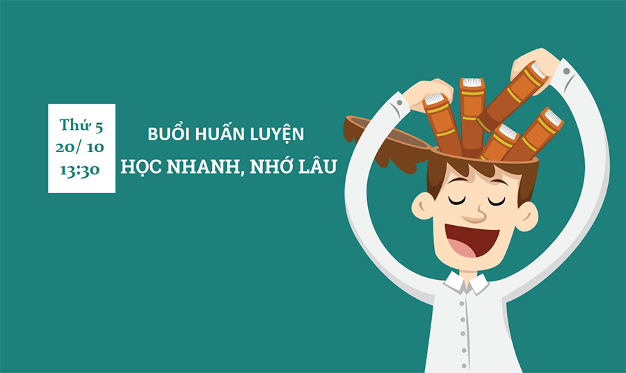 Workshop HỌC NHANH NHỚ LÂU lúc 14h ngày 20/10