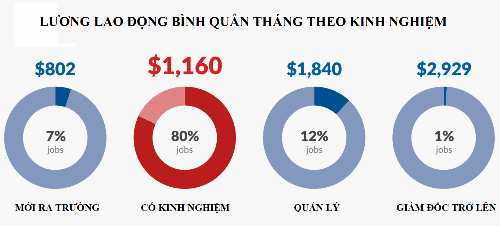 Lương nhân sự IT bình quân 26 triệu đồng mỗi tháng