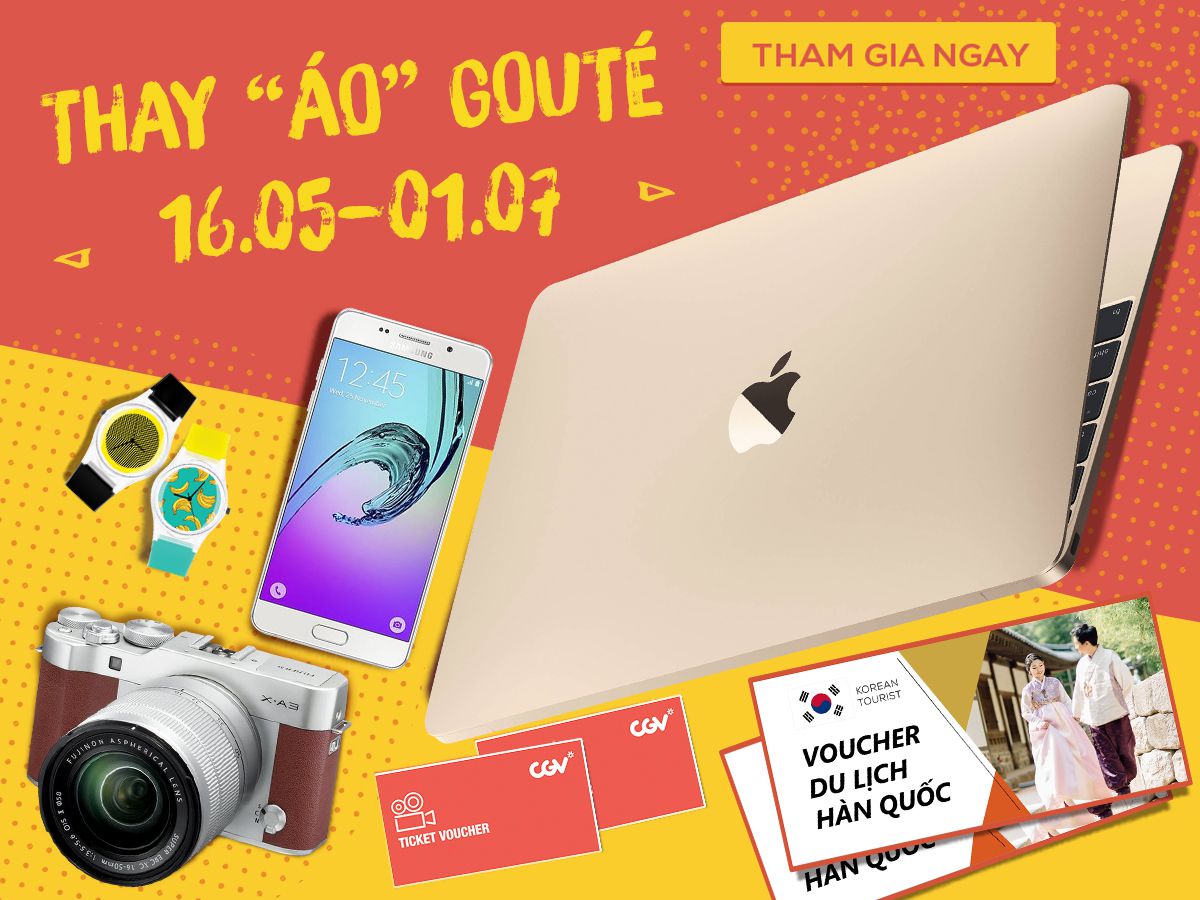 Thay “Áo” Gouté, nhận quà phủ phê!