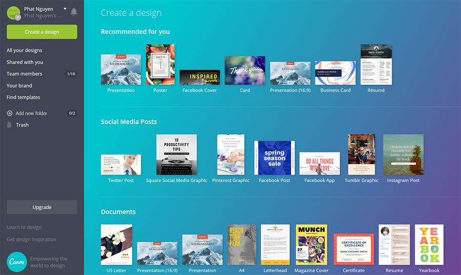 Hướng dẫn thiết kế banner Online bằng Canva