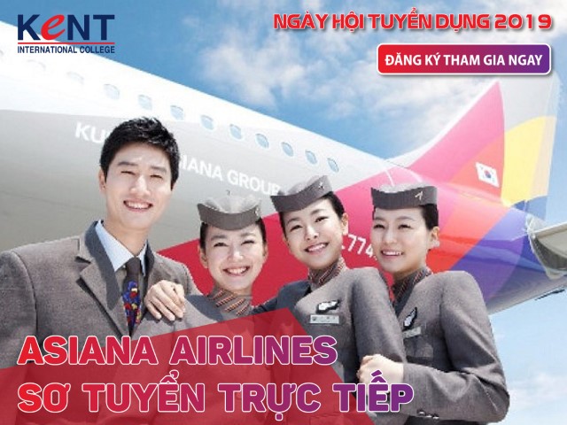 ĐỘC QUYỀN: Ngày 25/5, Asiana Airlines trực tiếp sơ tuyển Tiếp viên Hàng không tại TP.HCM