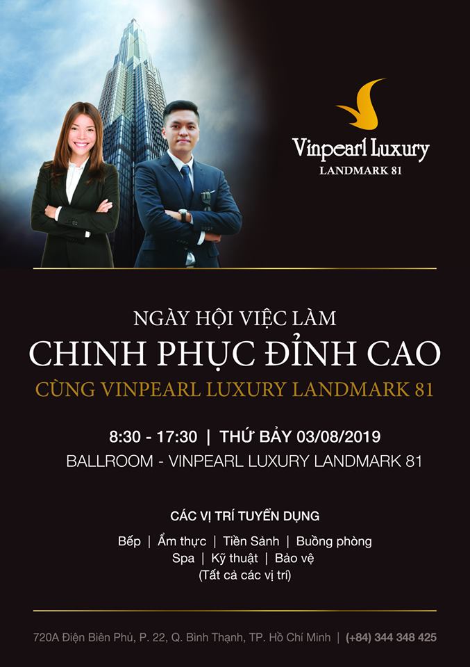 Ngày Hội Tuyển Dụng Vinpearl Luxury Landmark 81!!!