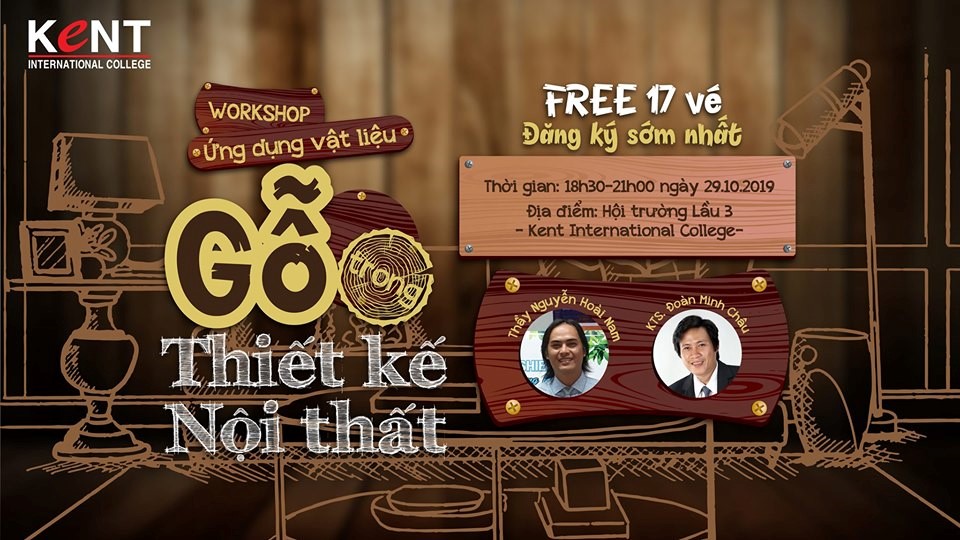 WORKSHOP NỘI THẤT | ỨNG DỤNG VẬT LIỆU GỖ TRONG THIẾT KẾ NỘI THẤT