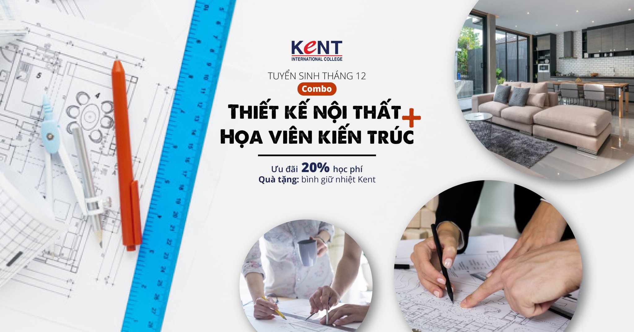 ƯU ĐÃI LỚN KHI ĐĂNG KÝ COMBO THIẾT KẾ NỘI THẤT VÀ HỌA VIÊN KIẾN TRÚC