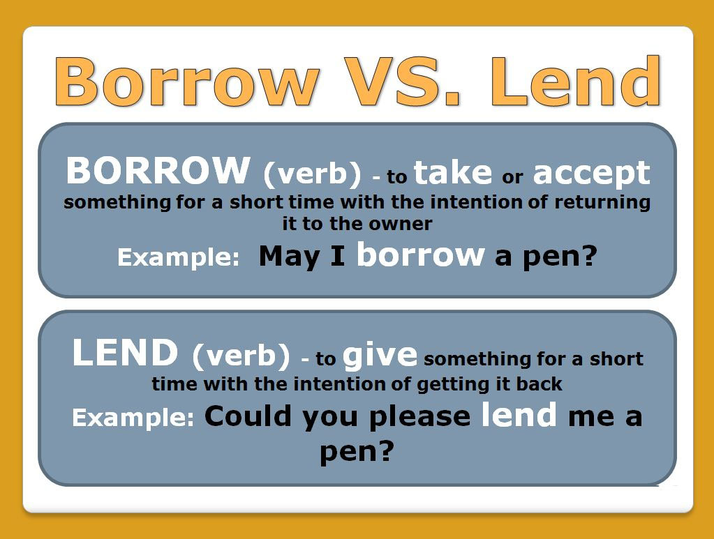Borrow-vS-lend